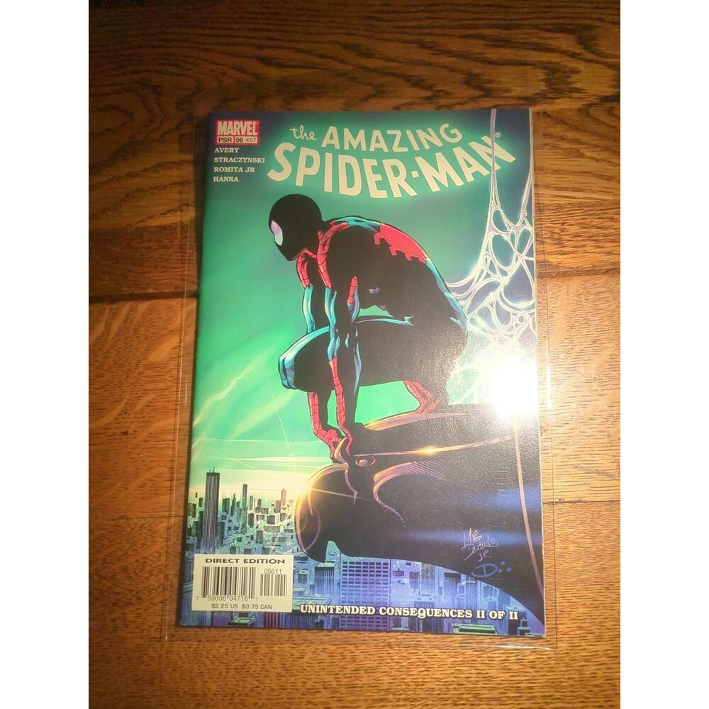 Amazing Spider-Man #56 Legacy #497 Marvel 2003 Straczynski & Romita Jr